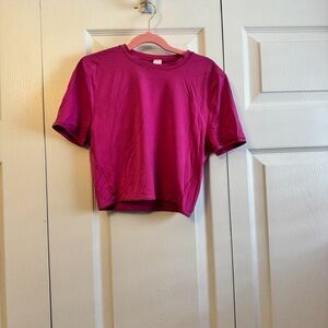lululemon athletica Pink Crop Top